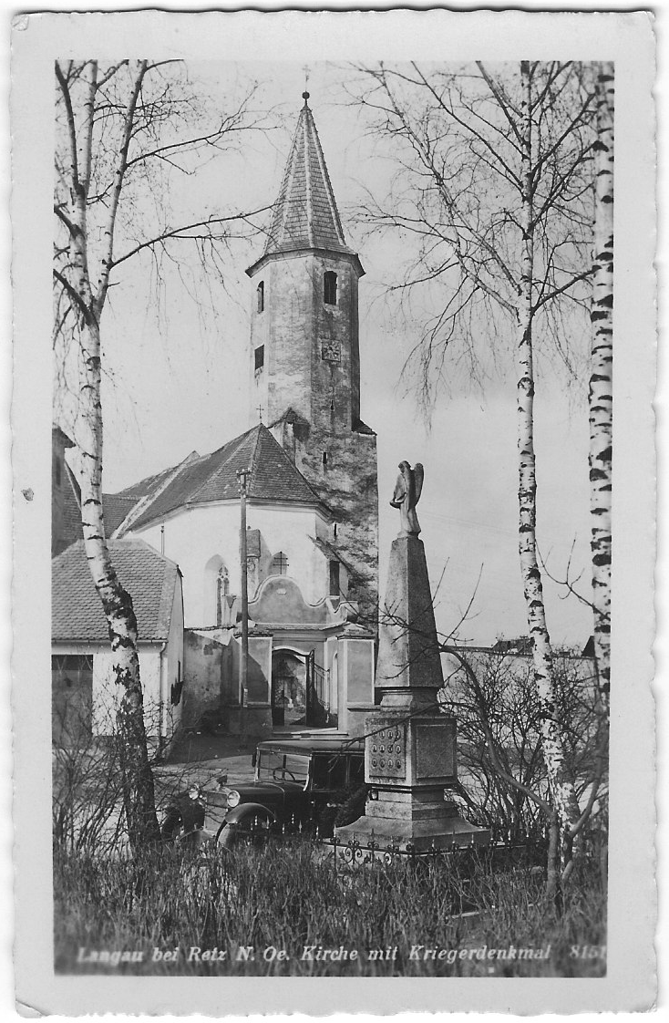 Kirche von Langau 1940
